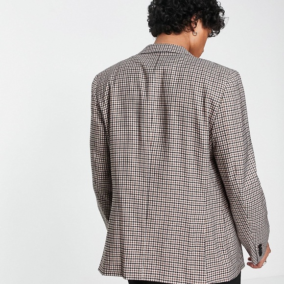 Harry Brown Brown Plaid Suit Jacket - Picture 2 of 4